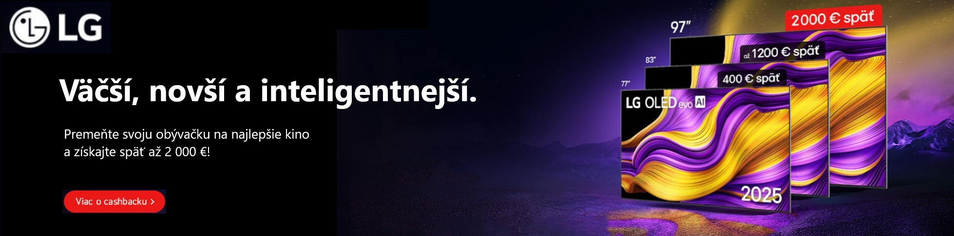 cashback tv podzim 2025