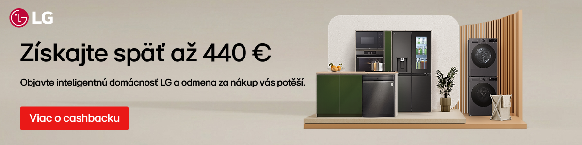 LG Cashback 2026 - bílá