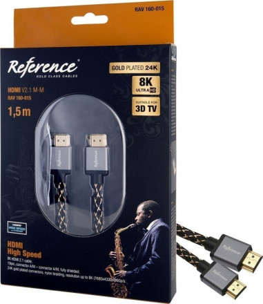 Reference RAV 160-015 HDMI 2.1 M-M 1,5 m