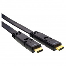 HDMI A/M - A/M 2.0 plochý High Speed kabel + ethernet kabel SAV 278-015