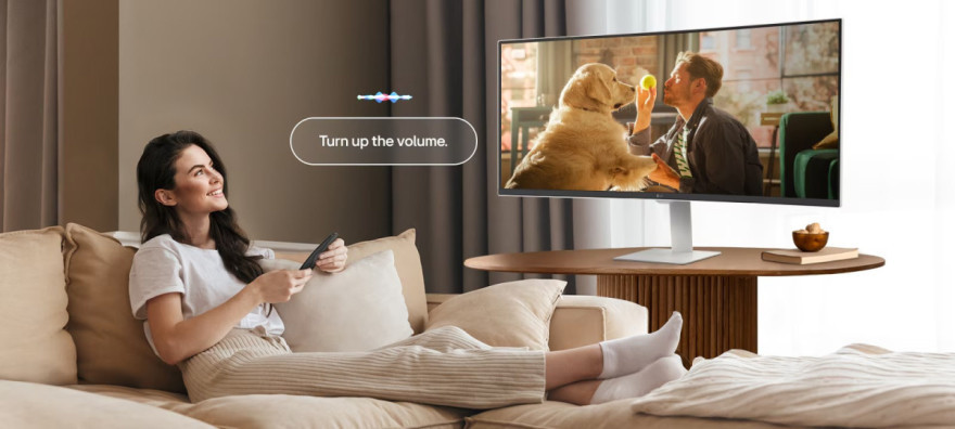 Hlasové ovládanie pomocou ovládača Magic Remote