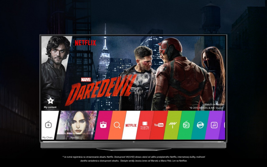 LG SIGNATURE OLED TV a služba Netflix vytvárajú dokonalé spojenie