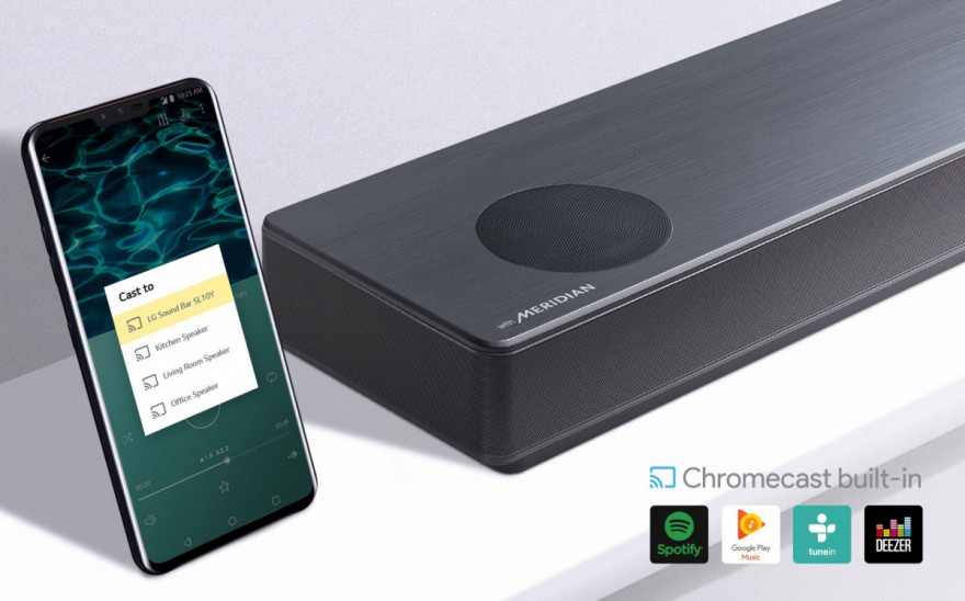 Vstavaný Chromecast