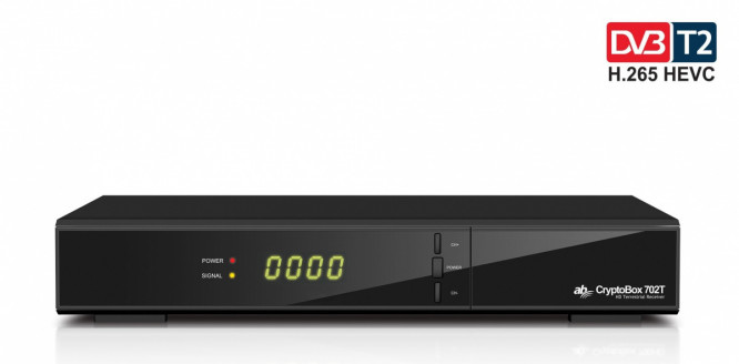 AB Cryptobox 702T DVB-T2 - rozbaleno