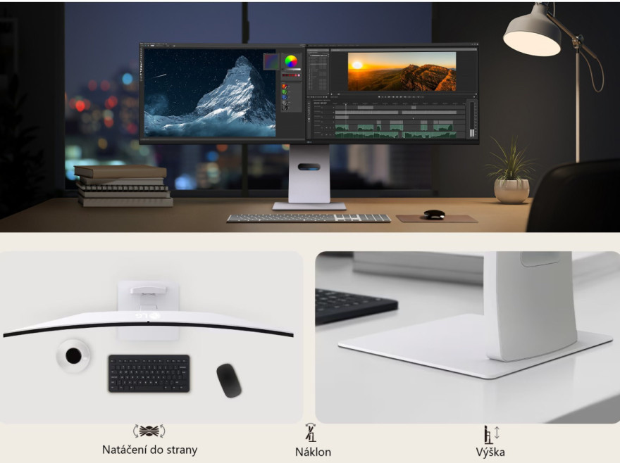 Bez neporiadku s elegantným stojanom