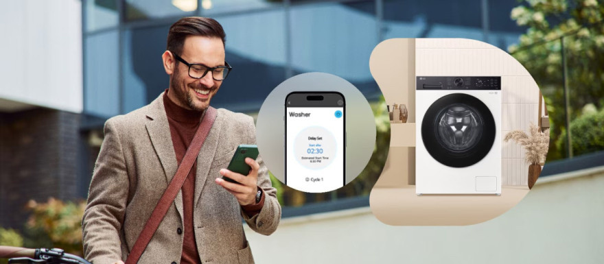 Ovládajte svoje pranie kedykoľvek a kdekoľvek