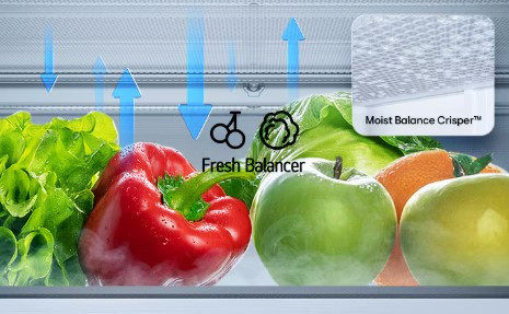 Jednoduché nastavenie vlhkosti pre ovocie či zeleninu