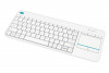 Logitech K400 Plus - biela