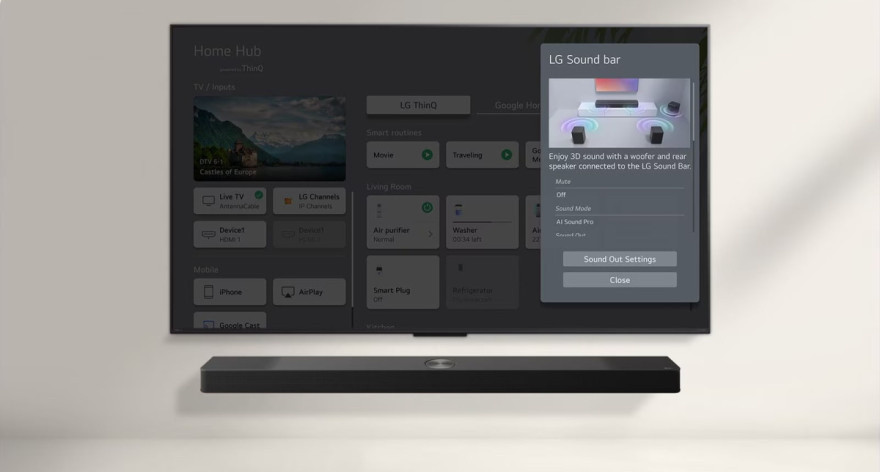 Posuňte svoje audio prostredie na vyššiu úroveň s produktmi LG TV a LG Soundbar