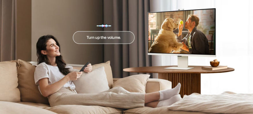 Hlasové ovládanie pomocou ovládača Magic Remote