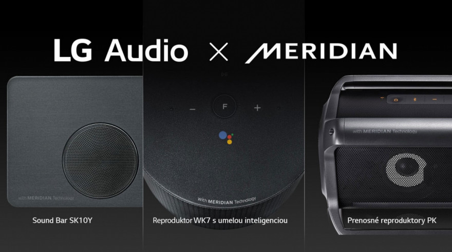 LG je partnerom spoločnosti MERIDIAN Audio