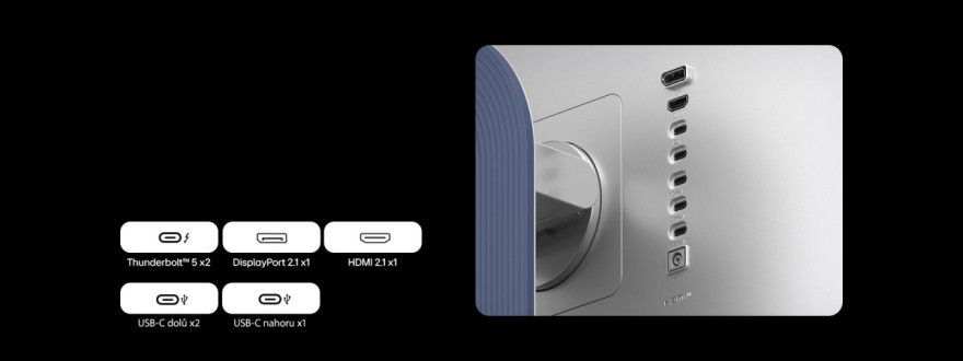 Kompletný výber portov pre výkonný rozbočovač – funguje s počítačmi Mac aj PC