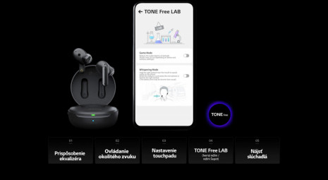 S aplikáciou je zážitok zo slúchadiel TONE Free dokonalý