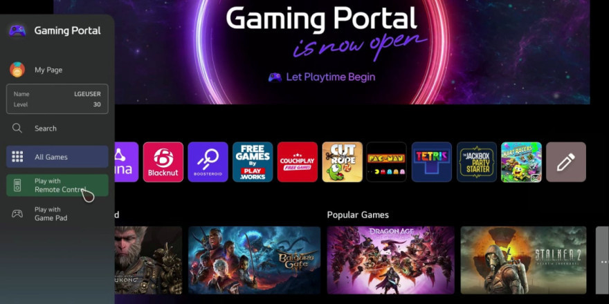 Herný portál je teraz otvorený