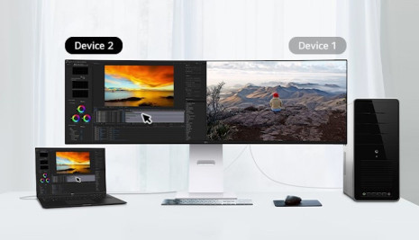 Ovládajte viac zariadení pomocou jediného monitora