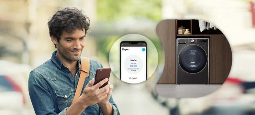 Ovládajte pranie a sušenie kedykoľvek a odkiaľkoľvek