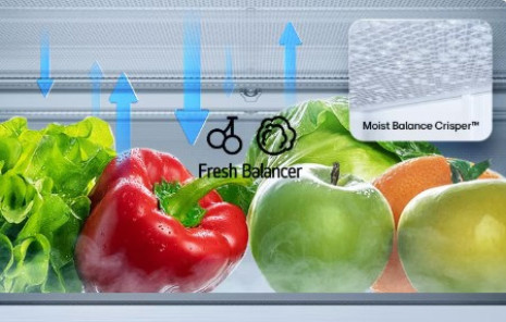 Jednoduché nastavenie vlhkosti pre ovocie či zeleninu