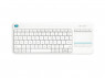 Logitech K400 Plus - biela