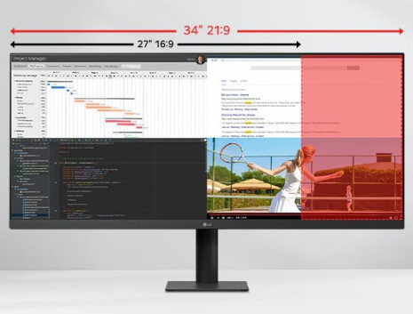 34" WFHD Displej IPS™