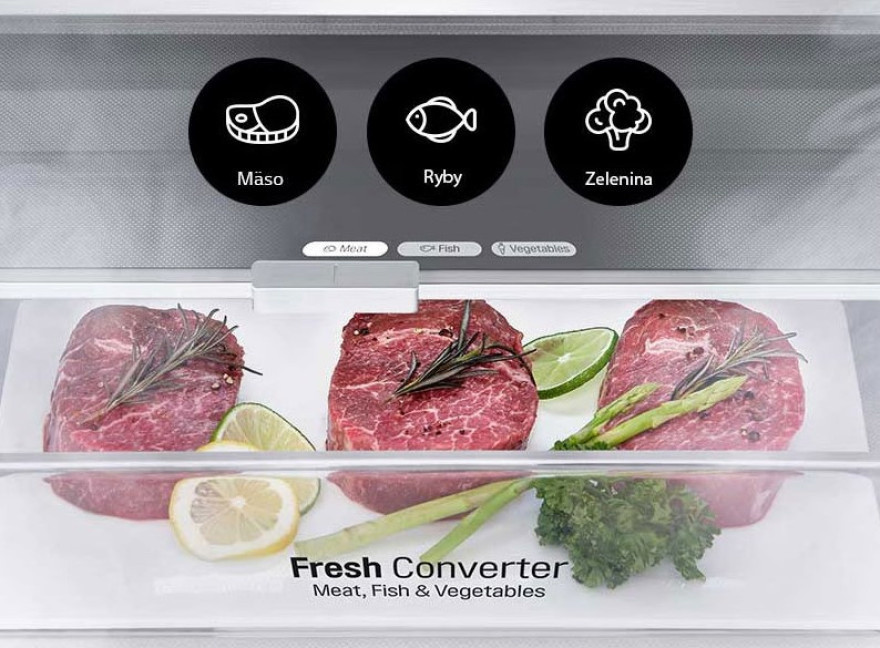 Skladovanie potravín s flexibilným nastavením teploty