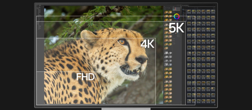 6K s rozlíšením 224 ppi. Širší pracovný priestor, jasné detaily