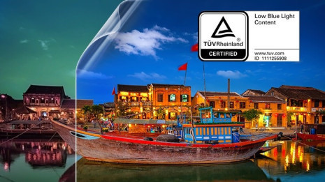 Živé farby s nízkou úrovňou modrého svetla