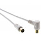 Anténny kábel SAV 169-015W M-F Sencor 1,5 m