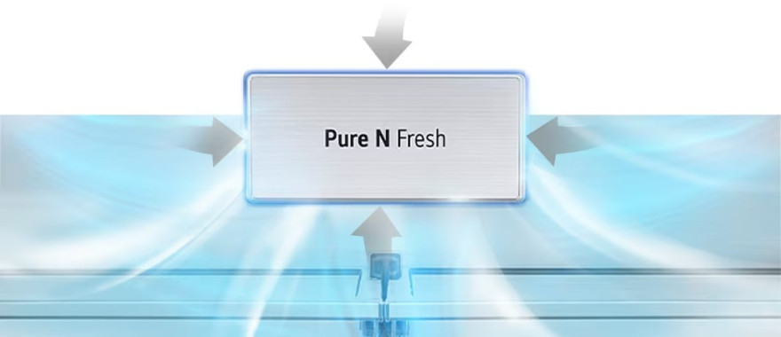 Menej pachov v chladničke s Pure N Fresh