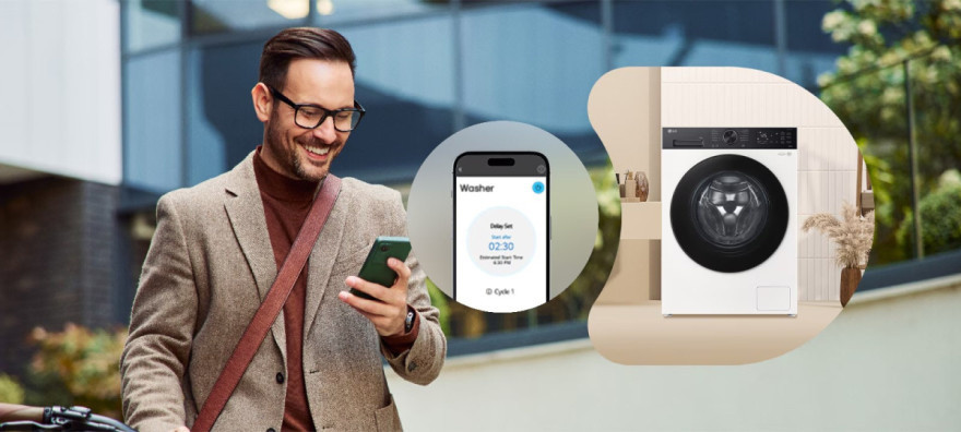 Ovládajte svoje pranie kedykoľvek a kdekoľvek