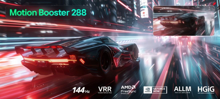 Hrajte a vyhrajte vďaka zvýšenej obnovovacej frekvencii až 288 Hz